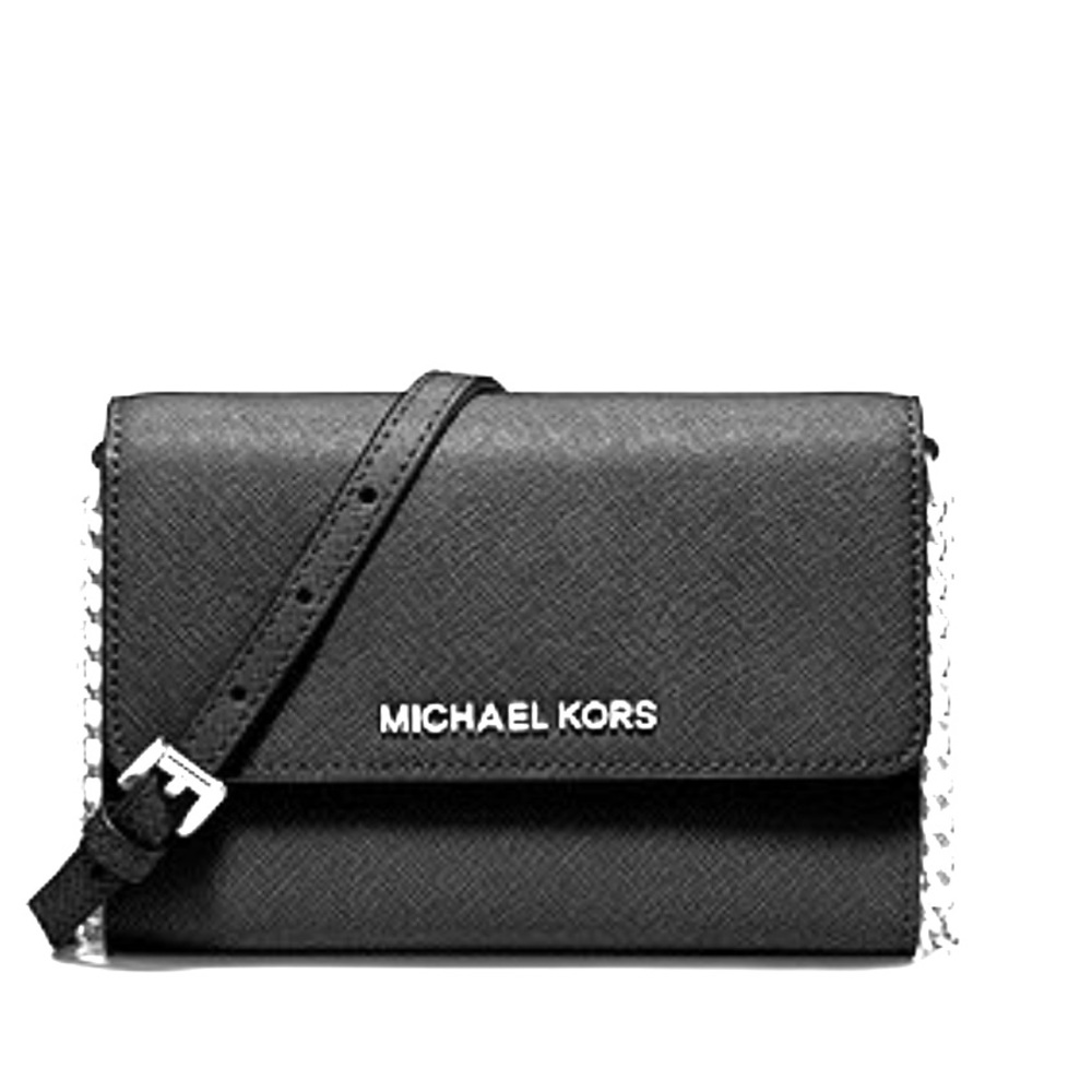 Michael kors jet set crossbody black like new